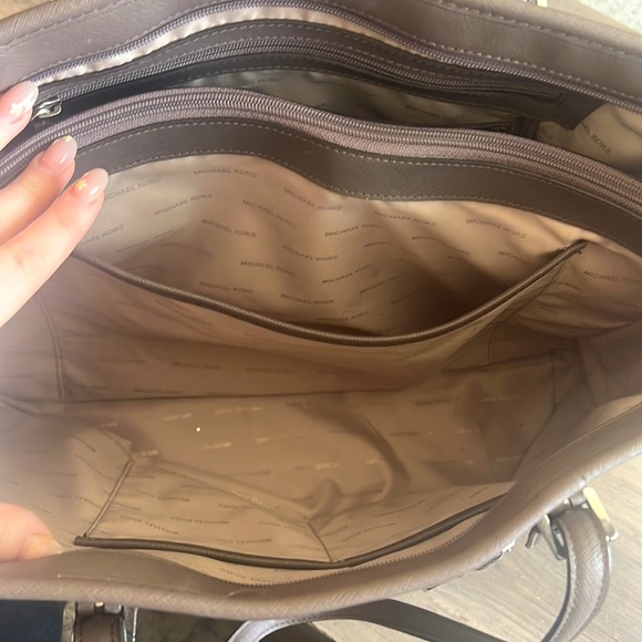 Taupe Michael Kors Laptop Bag - Picture 5 of 5